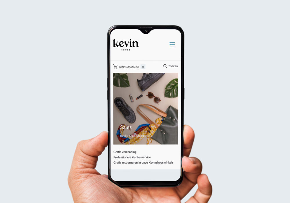 Kevin Shoes: Webshop met automatische stockupdates