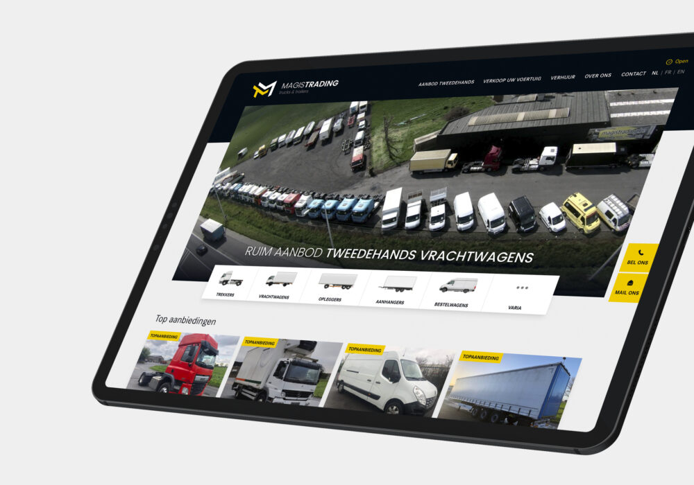 Magistrading: Website met focus op leads genereren