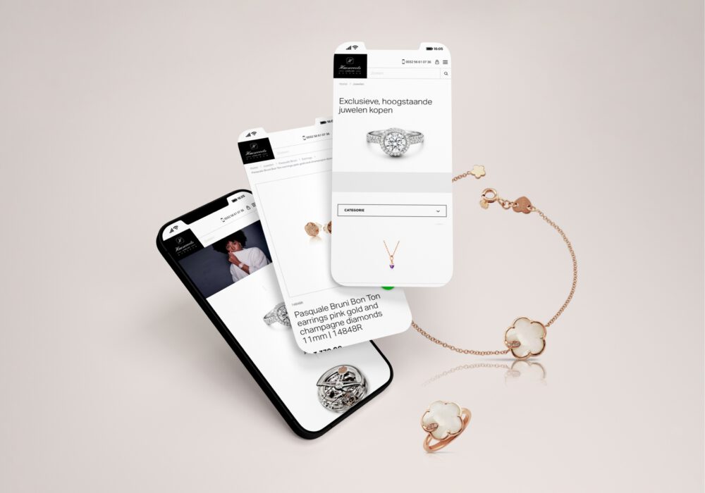 Juwelier Haesevoets: luxueuze webshop voor exclusieve juwelierszaak
