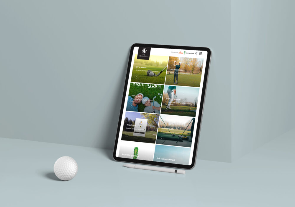 Golf Vlaanderen: Hapklare informatieve website