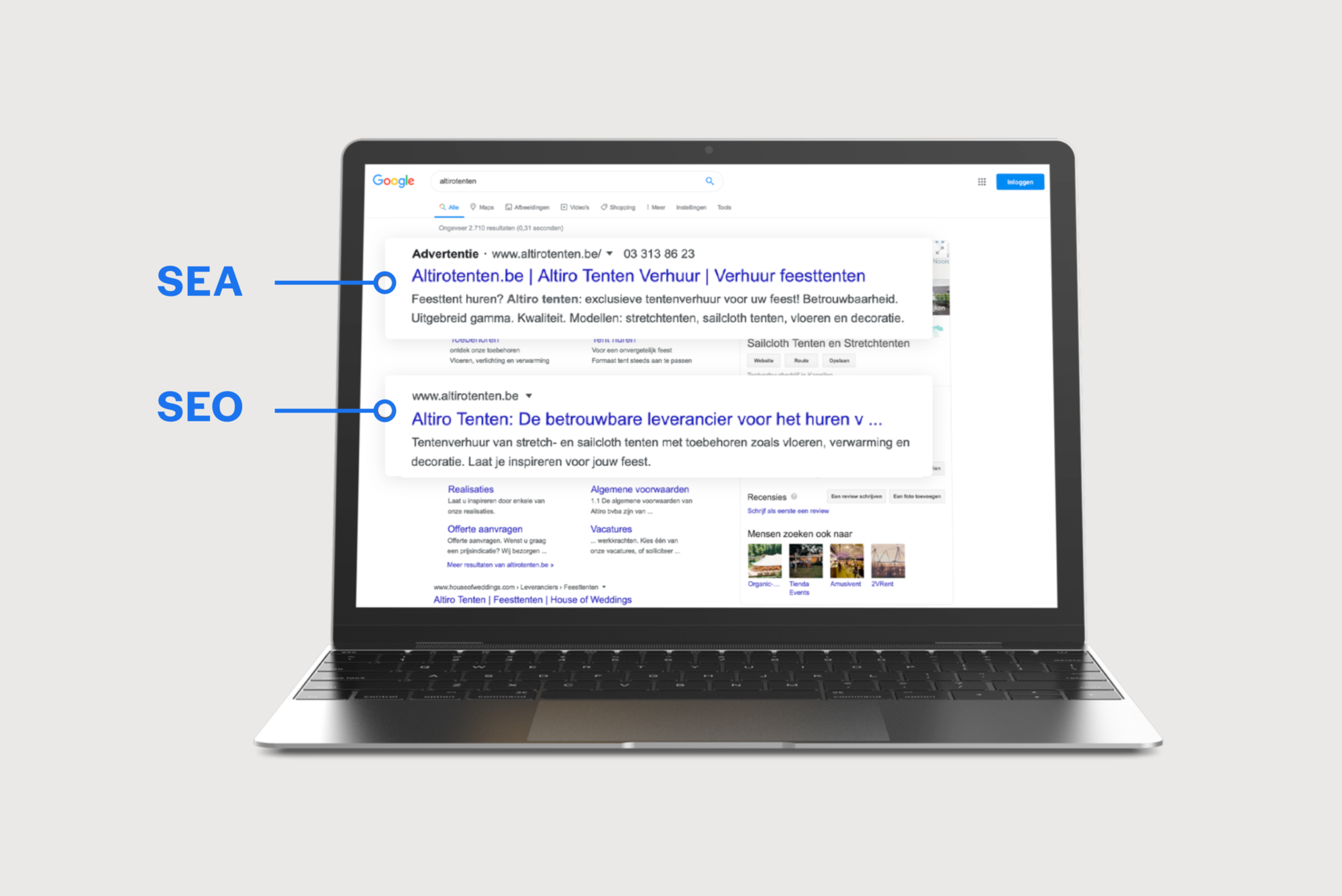 Dasmedia diensten digitale marketing SEA