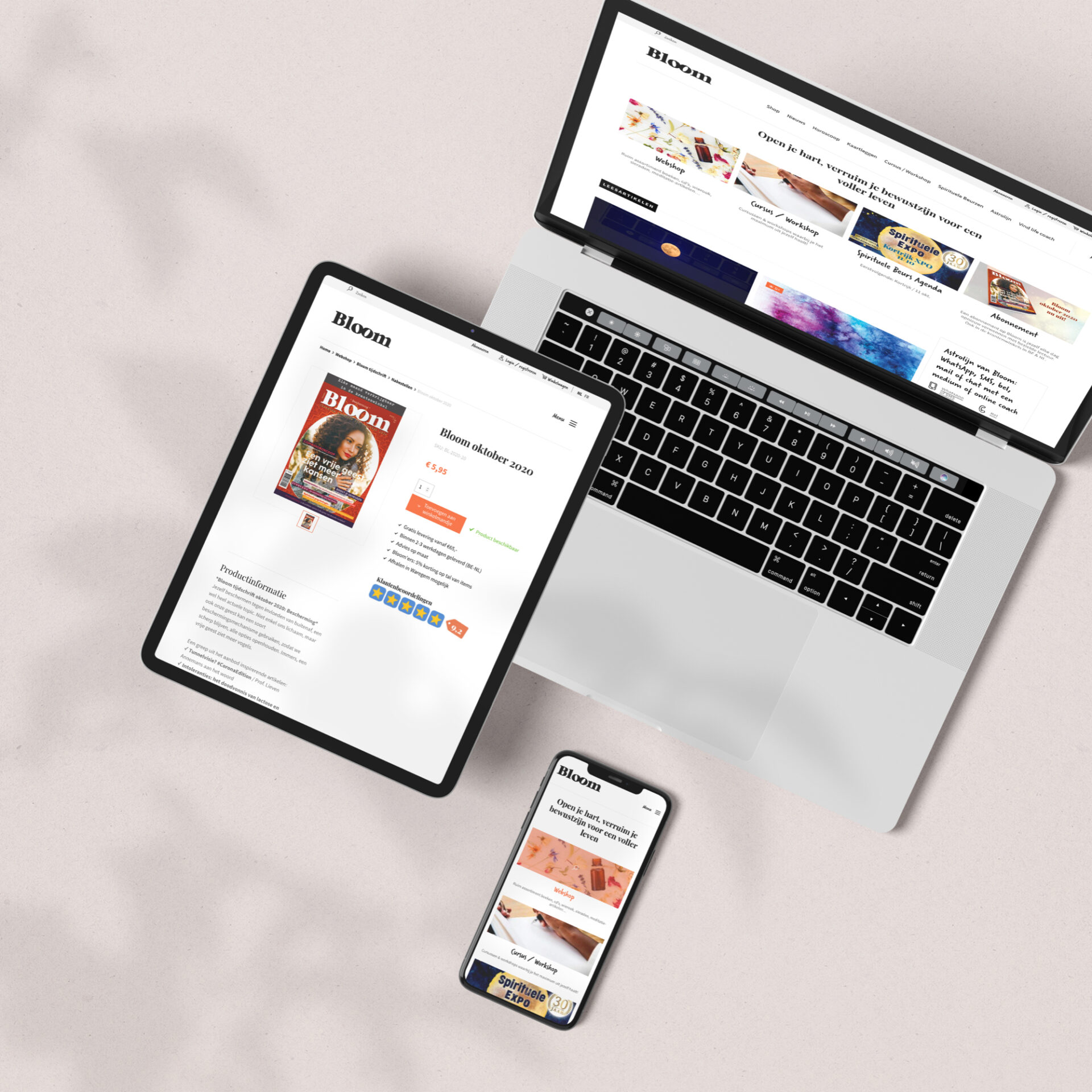 Dasmedia website ontwikkelen bloom headerbeeld