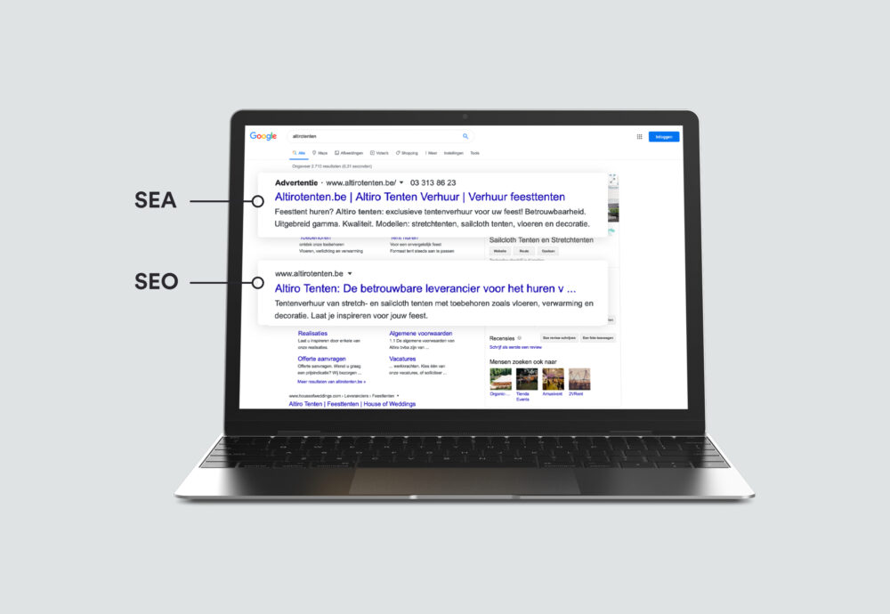SEO en SEA, een tandem waarmee je vooruit gaat!
