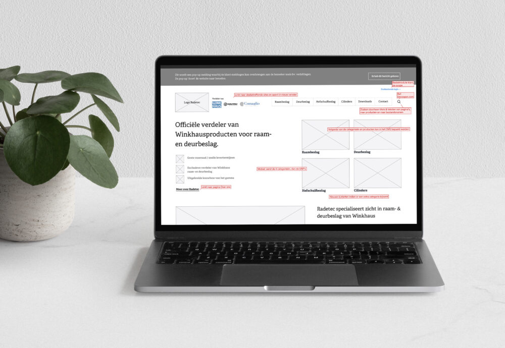 Wireframes, de bouwtekening van je website!