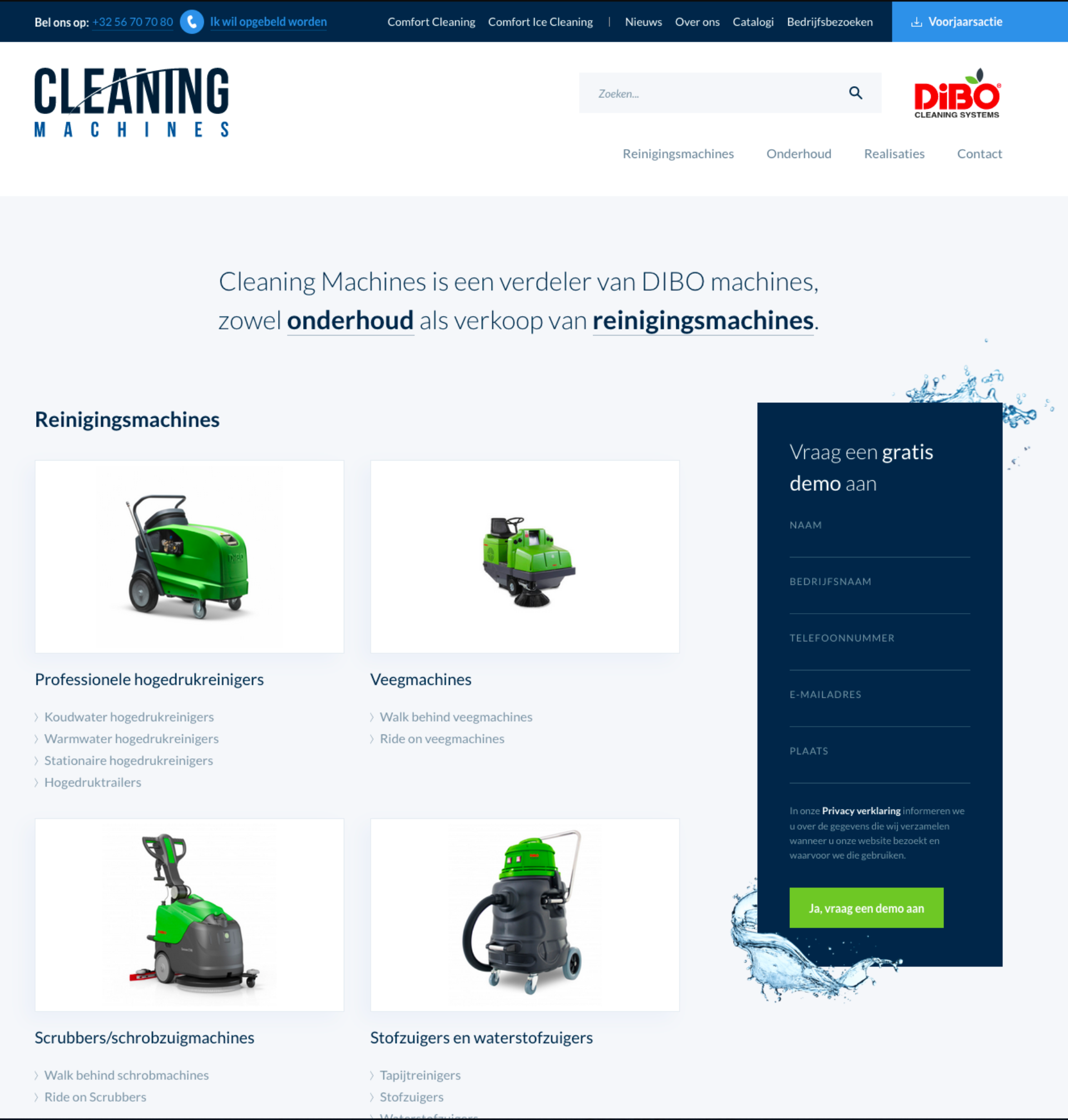 Forumlier leadgeneration website Cleaning Machines
