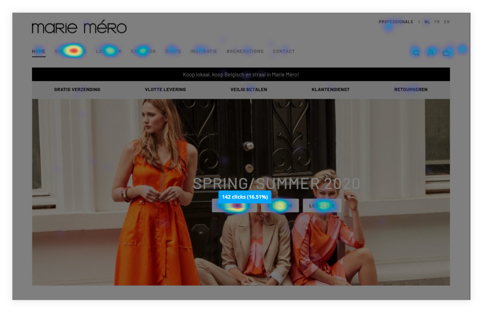 Dasmedia blog website redesign heatmap
