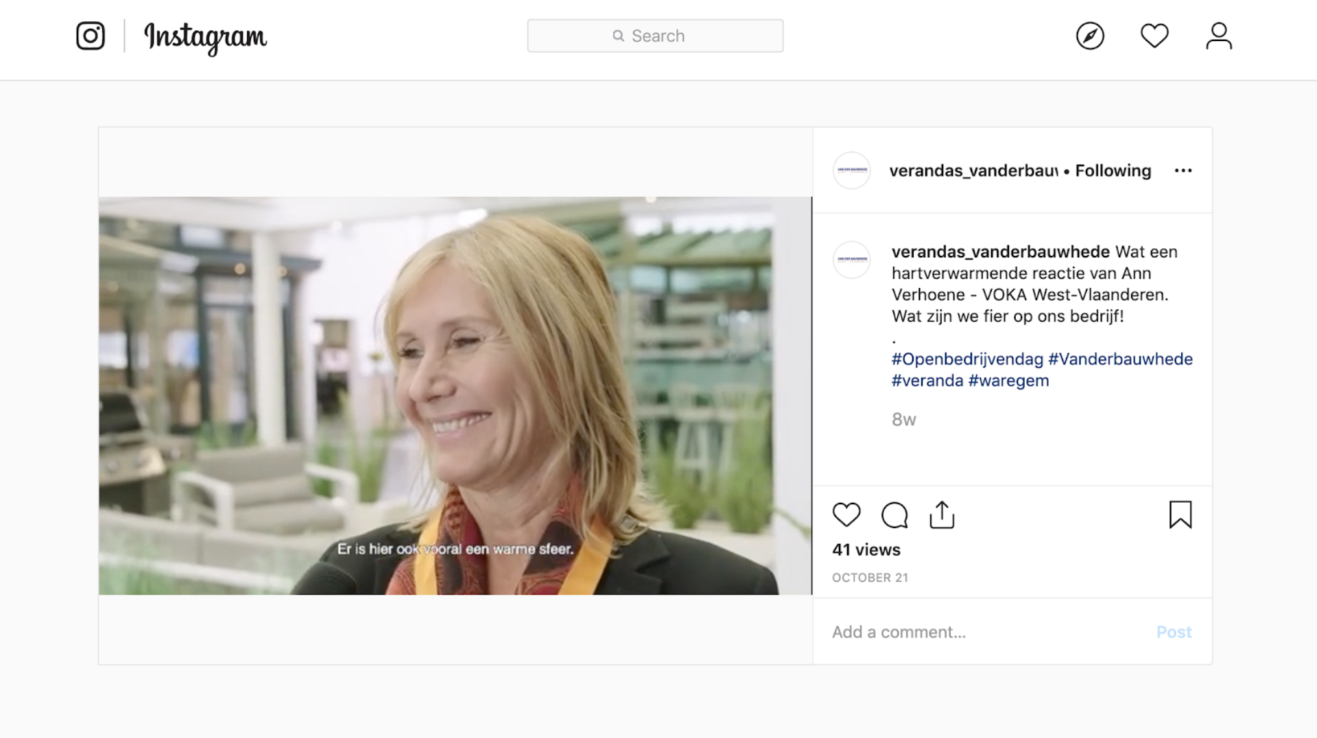 dasmedia-vanderbauwhede-instagram-reactie-ann
