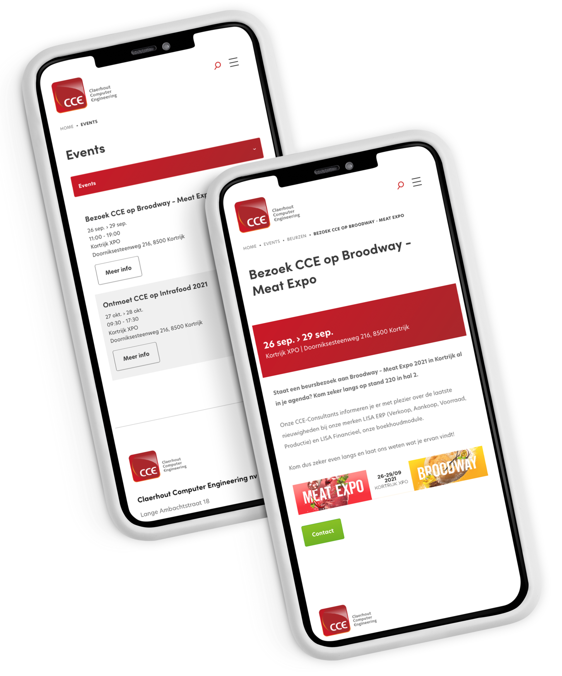 Dasmedia webshop ontwikkelen CCE events