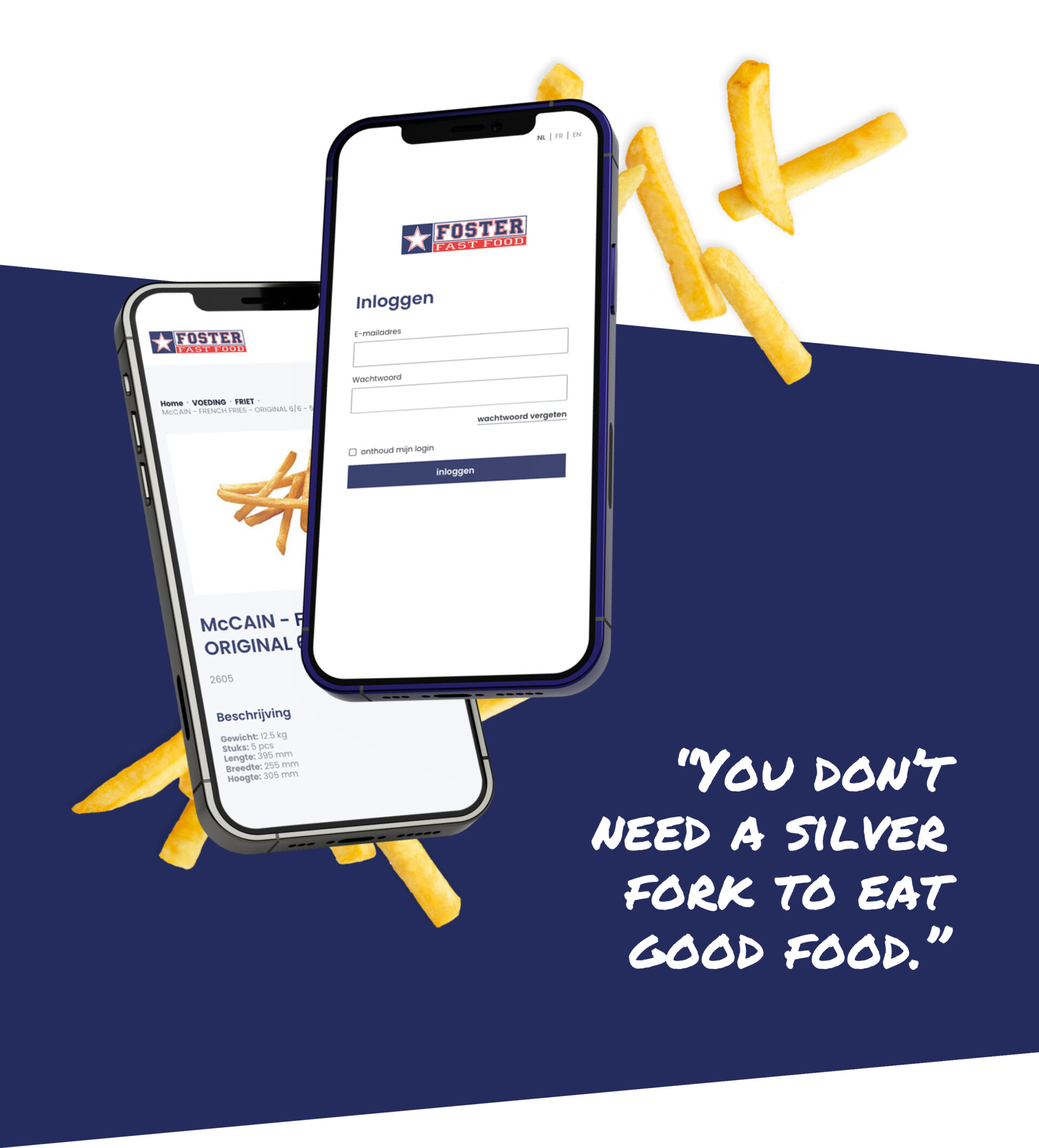 Dasmedia webshop ontwikkelen fosterfastfood webshop