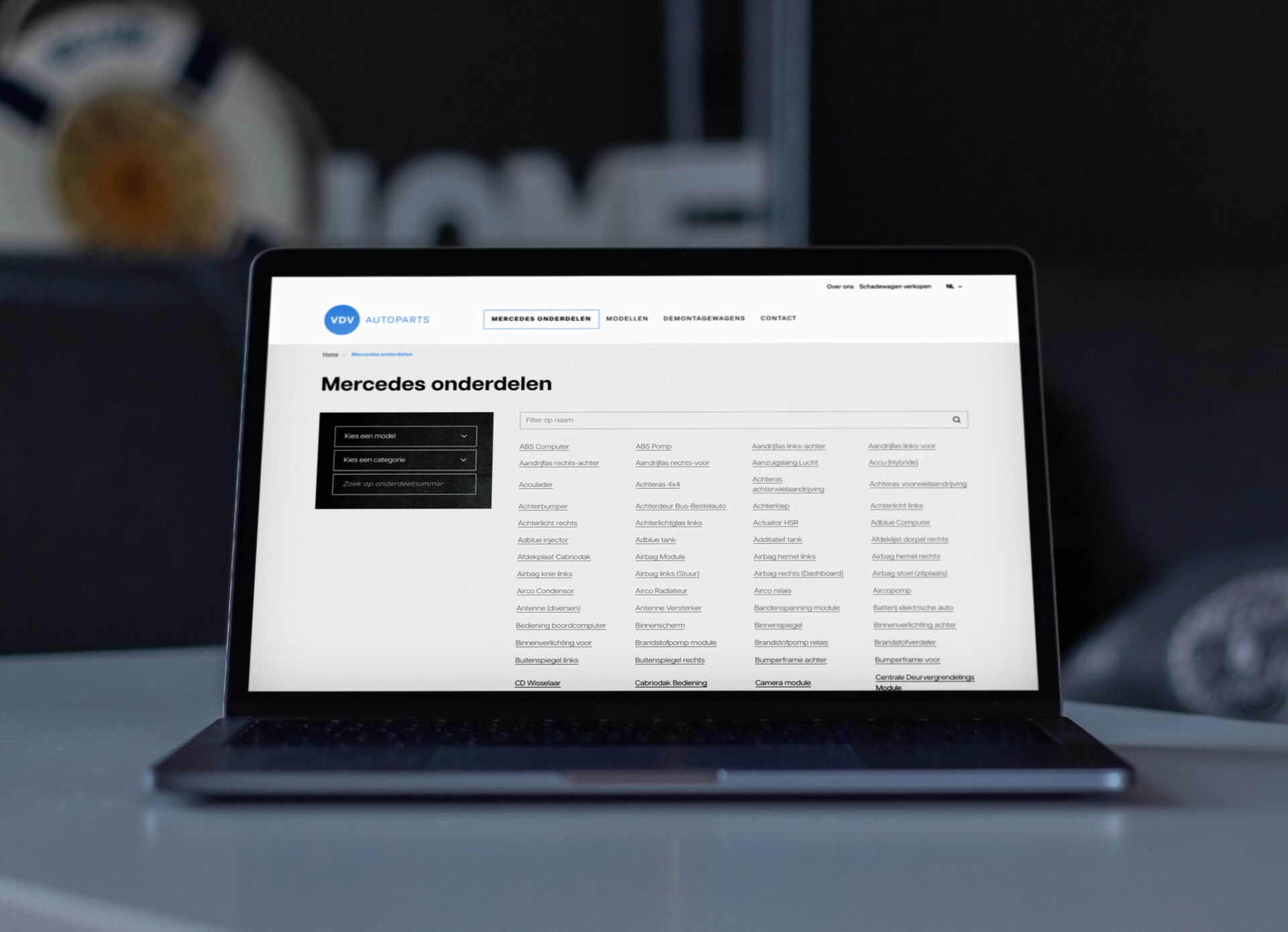 Dasmedia webshop vandevelde onderdelen