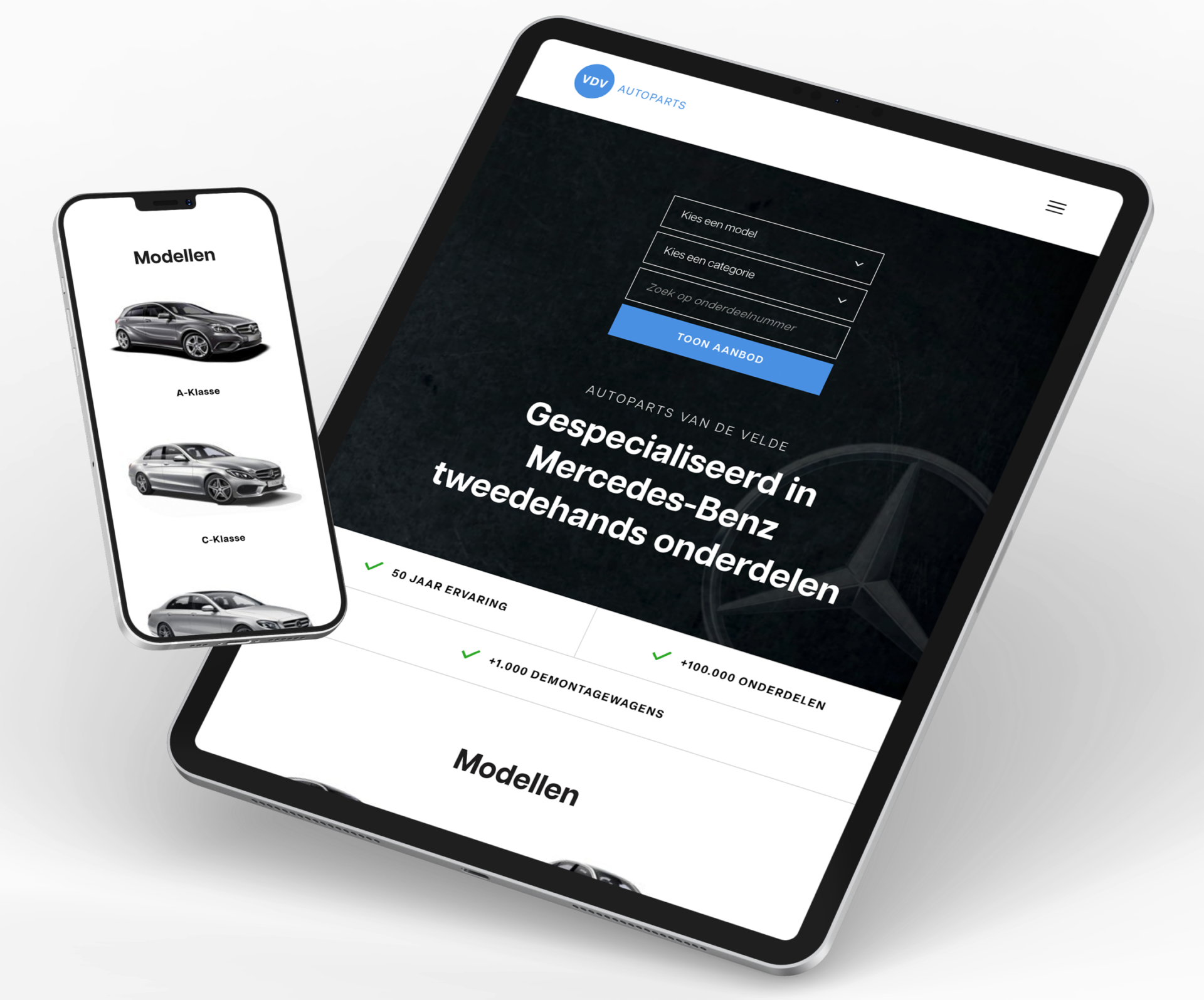 Dasmedia webshop vandevelde screen