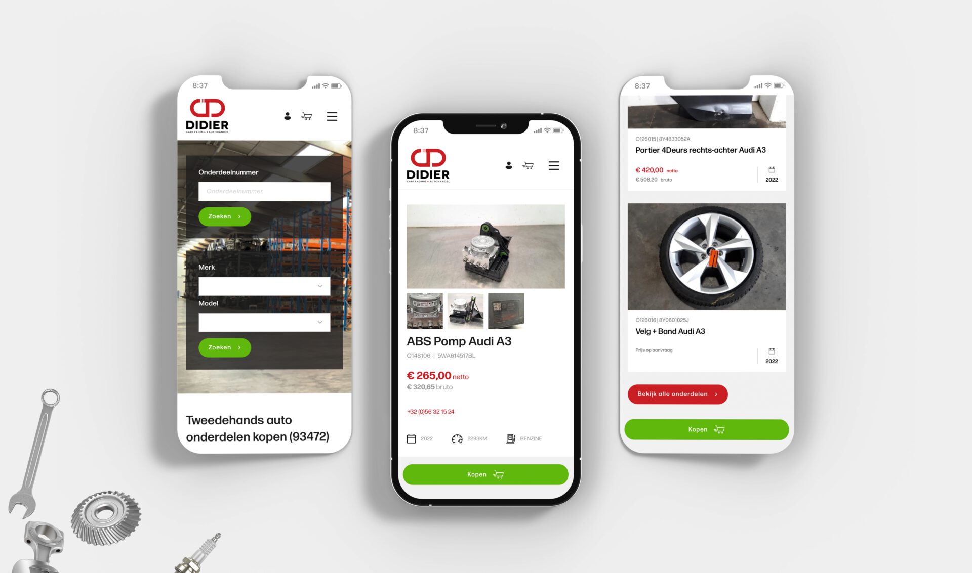 Dasmedia webshop ontwikkelen Didier devices2023