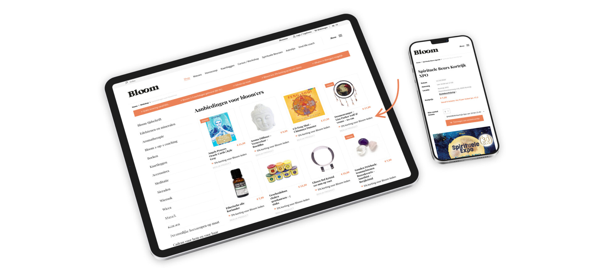 Dasmedia website ontwikkelen bloom devices