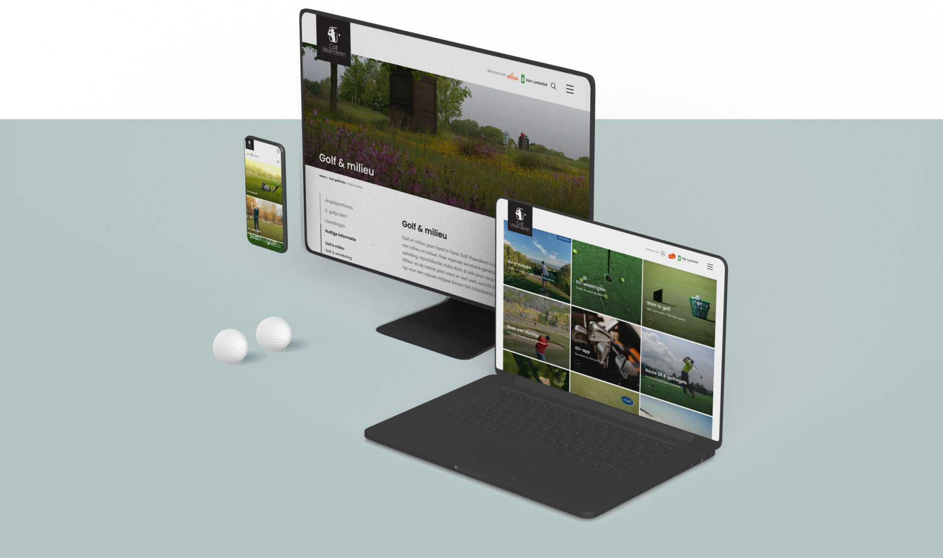 Dasmedia website ontwikkelen golfvlaanderen devices