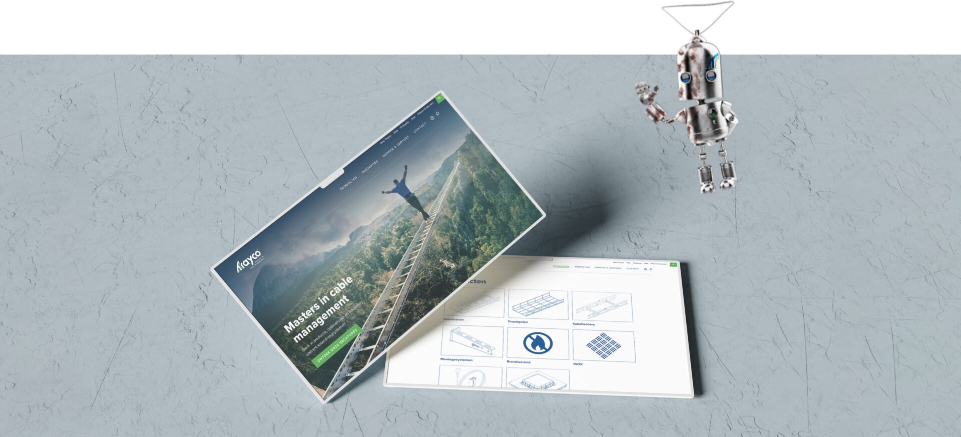 Trayco mockup devices